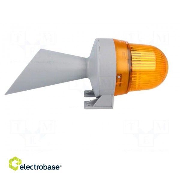 Signaller: lighting-sound | 230VAC | horn,flashing light | orange image 7