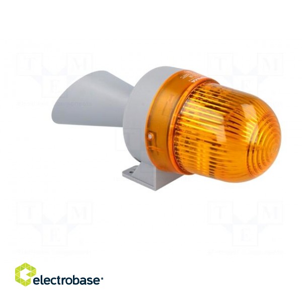 Signaller: lighting-sound | 230VAC | horn,flashing light | orange image 8