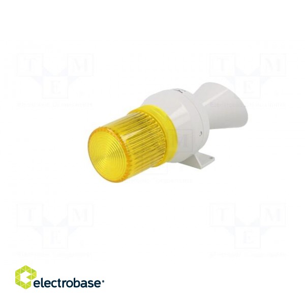 Signaller: lighting-sound | 24VDC | bulb BA15D | yellow | IP43 | KLL image 6