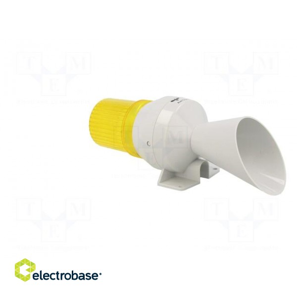 Signaller: lighting-sound | 24VDC | bulb BA15D | yellow | IP43 image 8