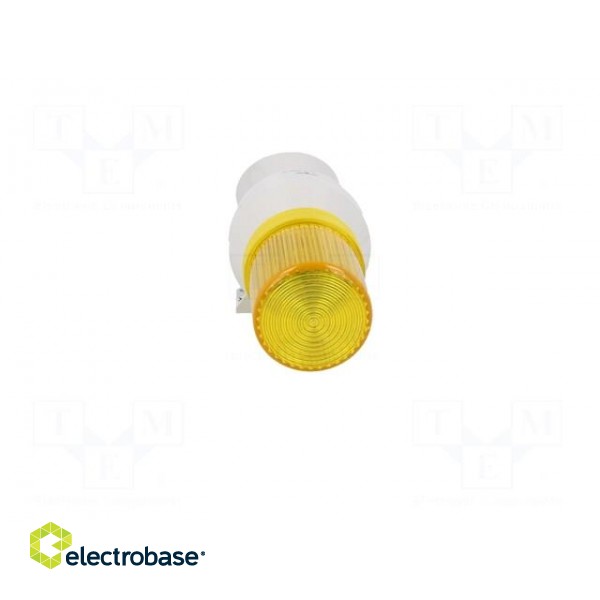 Signaller: lighting-sound | 24VDC | bulb BA15D | yellow | IP43 image 5