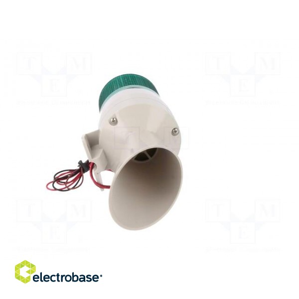 Signaller: lighting-sound | 24VDC | LED | green | IP54 | Ø86x233mm image 9