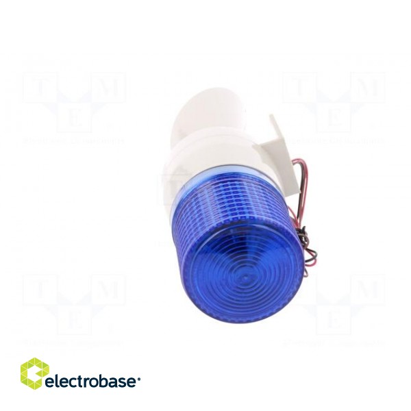 Signaller: lighting-sound | 24VDC | xenon arc lamp | blue | IP54 image 5