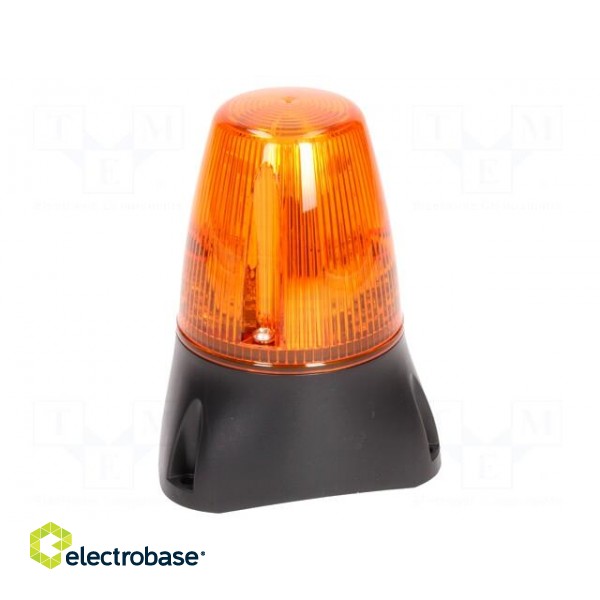 Signaller: lighting-sound | 85÷380VDC | 85÷280VAC | 8x LED | orange paveikslėlis 1