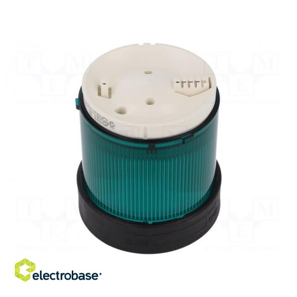 Signaller: lighting | bulb BA15D | green | Usup: 0÷250VDC | IP65 | Ø70mm image 1