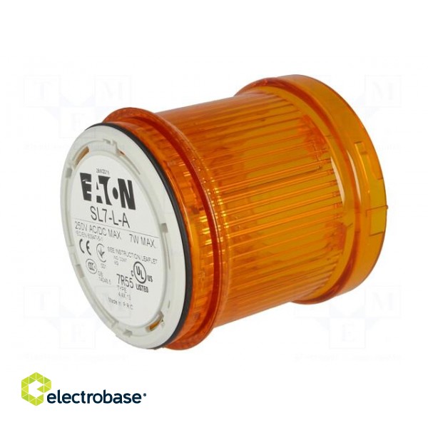 Signaller: lighting | bulb BA15D | orange | Usup: 0÷250VDC | IP66 paveikslėlis 2
