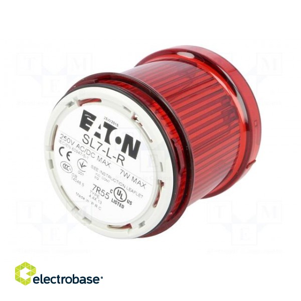 Signaller: lighting | bulb BA15D | red | Usup: 0÷250VDC | IP66 image 2