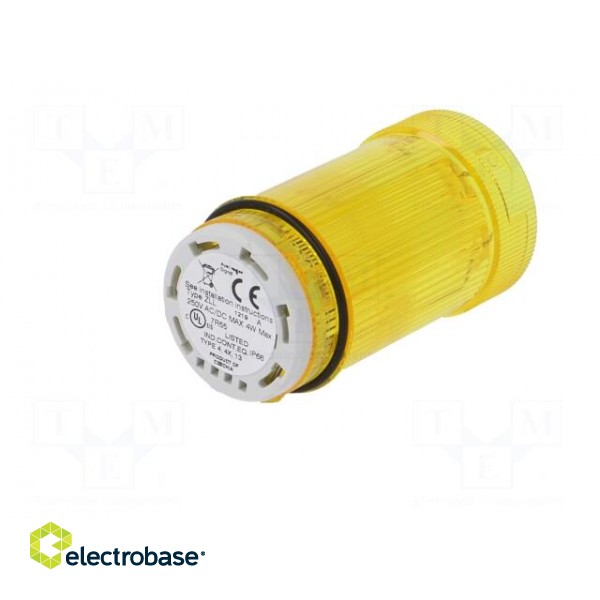 Signaller: lighting | bulb BA15D | yellow | Usup: 12÷250VDC | IP66 paveikslėlis 2