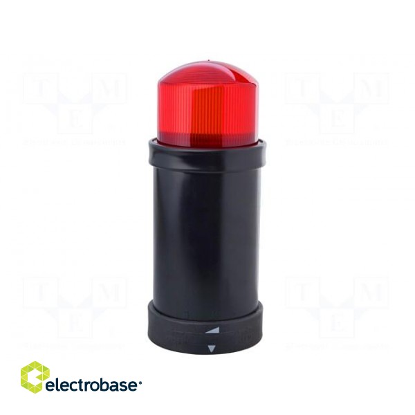 Signaller: lighting | discharge lamp | red | 24VDC | 24VAC | IP65 | Ø70mm