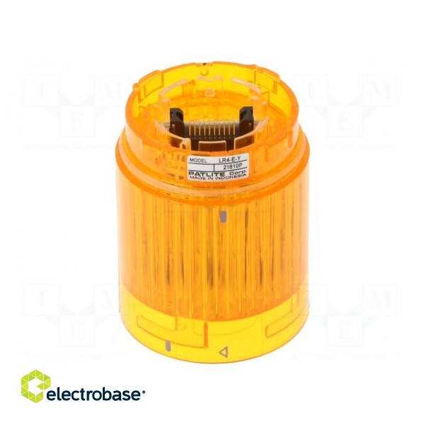 Signaller: lighting | LED | amber | 24VDC | IP65 | Ø40x50mm | LR | -20÷50°C image 1
