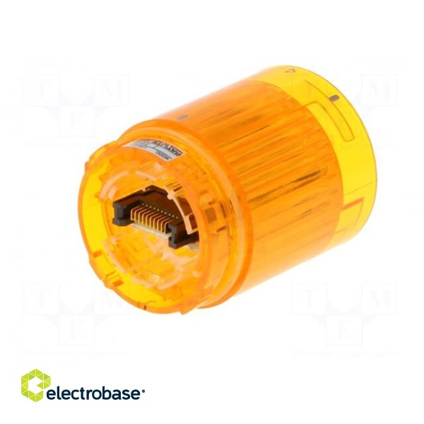 Signaller: lighting | LED | amber | 24VDC | IP65 | Ø40x50mm | LR | -20÷50°C image 2