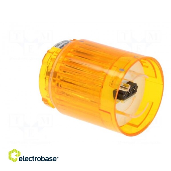 Signaller: lighting | LED | amber | 24VDC | IP65 | Ø40x50mm | LR | -20÷50°C image 4