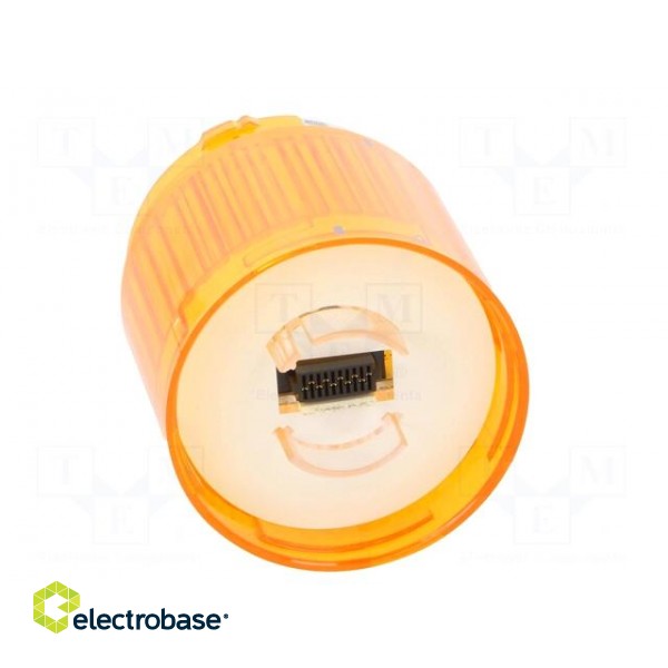 Signaller: lighting | LED | amber | 24VDC | IP65 | Ø50x50mm | LR5 image 5
