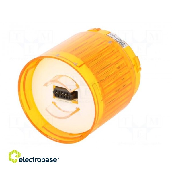 Signaller: lighting | LED | amber | 24VDC | IP65 | Ø50x50mm | LR5 paveikslėlis 6