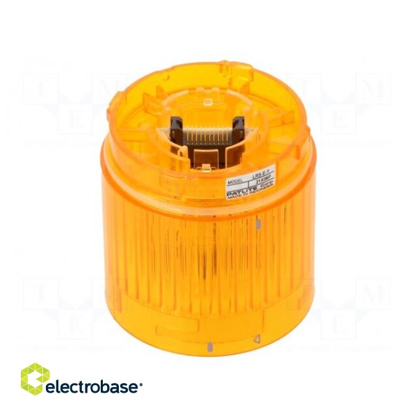 Signaller: lighting | LED | amber | 24VDC | IP65 | Ø50x50mm | LR5 image 1