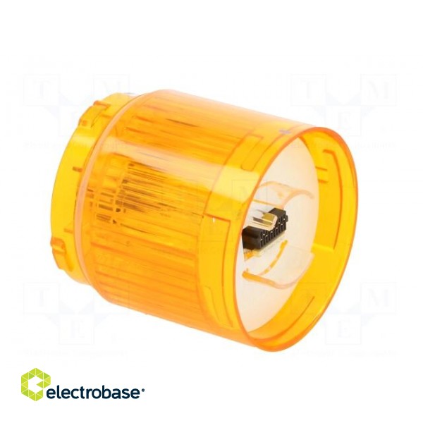 Signaller: lighting | LED | amber | 24VDC | IP65 | Ø50x50mm | LR5 image 4
