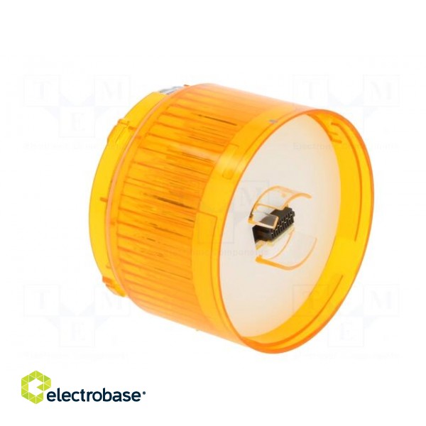 Signaller: lighting | LED | amber | 24VDC | IP65 | Ø70x50mm | LR7 image 4