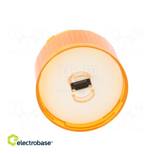 Signaller: lighting | LED | amber | 24VDC | IP65 | Ø70x50mm | LR7 image 5