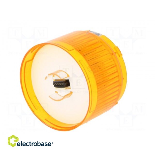 Signaller: lighting | LED | amber | 24VDC | IP65 | Ø70x50mm | LR7 image 6