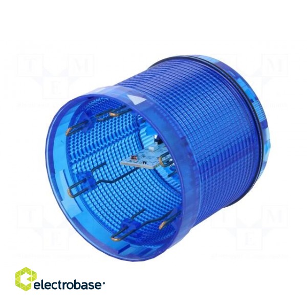 Signaller: lighting | LED | blue | Usup: 230VAC | IP65 | Ø70x65.5mm paveikslėlis 6