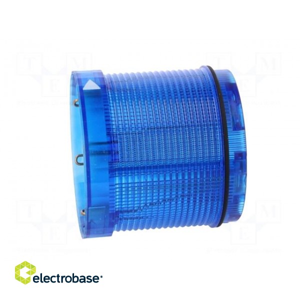 Signaller: lighting | LED | blue | Usup: 230VAC | IP65 | Ø70x65.5mm paveikslėlis 7