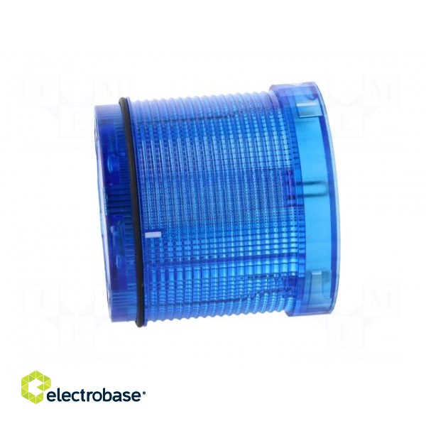 Signaller: lighting | LED | blue | Usup: 230VAC | IP65 | Ø70x65.5mm фото 3