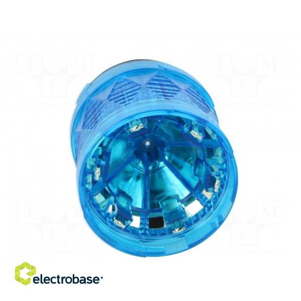 Signaller: lighting | LED | blue | Usup: 24VDC | Usup: 24VAC | IP65 | Ø60mm paveikslėlis 5