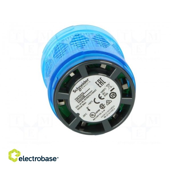 Signaller: lighting | LED | blue | Usup: 24VDC | Usup: 24VAC | IP65 | Ø60mm paveikslėlis 9