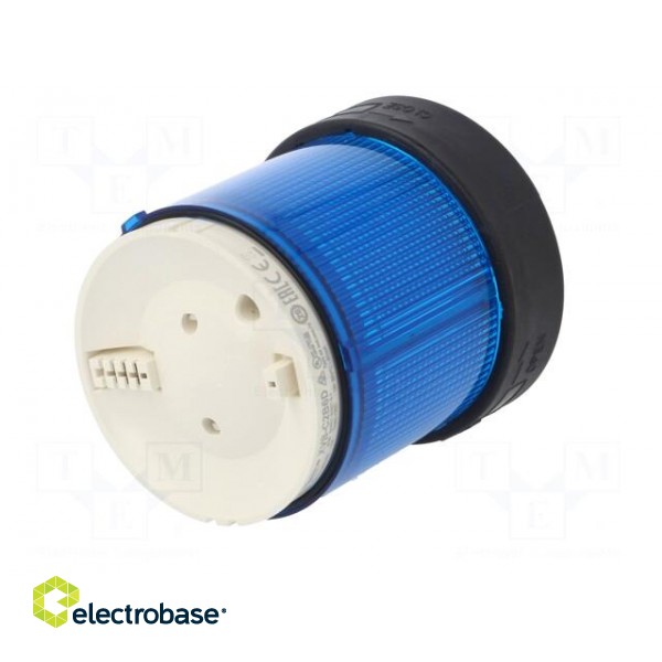 Signaller: lighting | LED | blue | Usup: 24VDC | Usup: 24VAC | IP65 | Ø70mm image 2