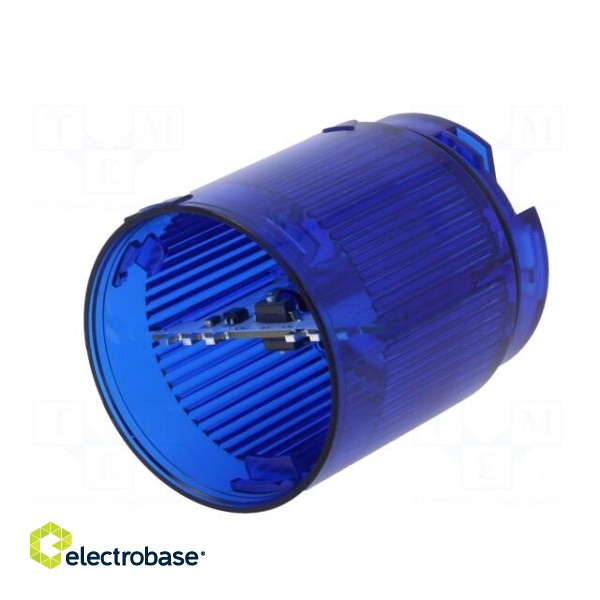 Signaller: lighting | LED | blue | Usup: 24VDC | IP65 | Ø50x69mm image 6