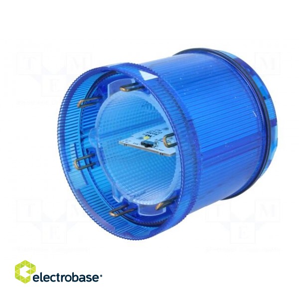Signaller: lighting | LED | blue | 24VDC | IP65 | Ø70x65.5mm | -30÷60°C image 6