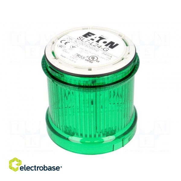 Signaller: lighting | LED | green | 18÷30VDC | 18÷26VAC | IP66 | SL7 image 1