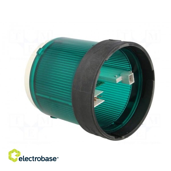 Signaller: lighting | LED | green | Usup: 230VAC | IP65 | Ø70mm | -25÷50°C фото 4