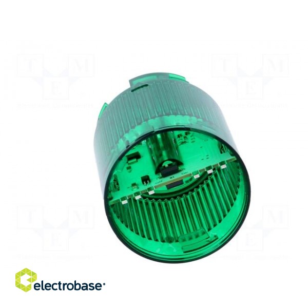 Signaller: lighting | LED | green | Usup: 24VDC | IP65 | Ø50x69mm paveikslėlis 5