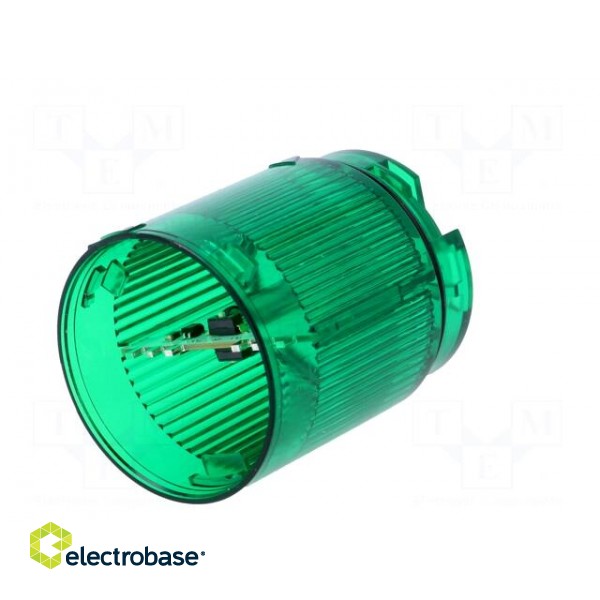 Signaller: lighting | LED | green | Usup: 24VDC | IP65 | Ø50x69mm paveikslėlis 6