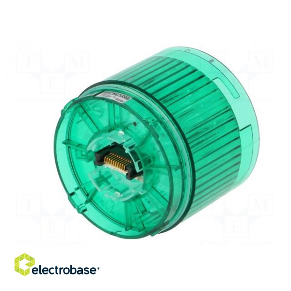 Signaller: lighting | LED | green | 24VDC | IP65 | Ø60x50mm | LR6 image 2
