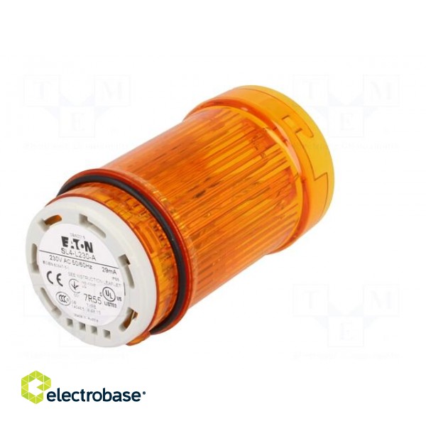 Signaller: lighting | LED | orange | Usup: 230÷240VAC | IP66 | -30÷60°C фото 2