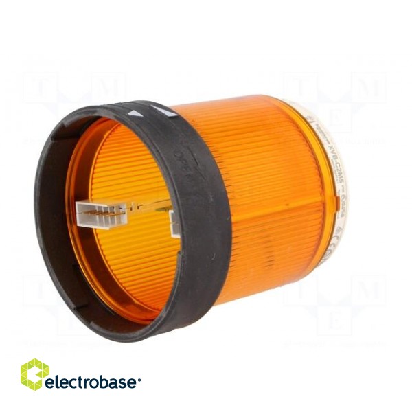 Signaller: lighting | LED | orange | Usup: 230VAC | IP65 | Ø70mm фото 6
