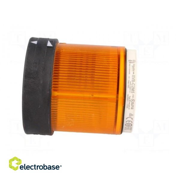 Signaller: lighting | LED | orange | Usup: 230VAC | IP65 | Ø70mm image 7