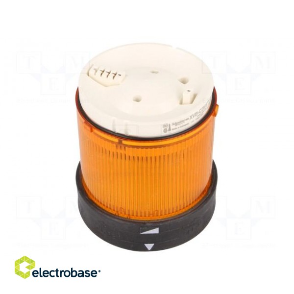 Signaller: lighting | LED | orange | Usup: 230VAC | IP65 | Ø70mm image 1