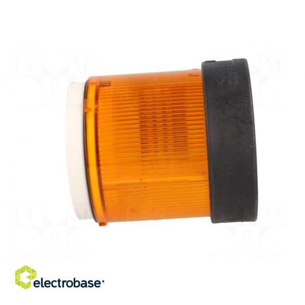 Signaller: lighting | LED | orange | Usup: 230VAC | IP65 | Ø70mm paveikslėlis 3