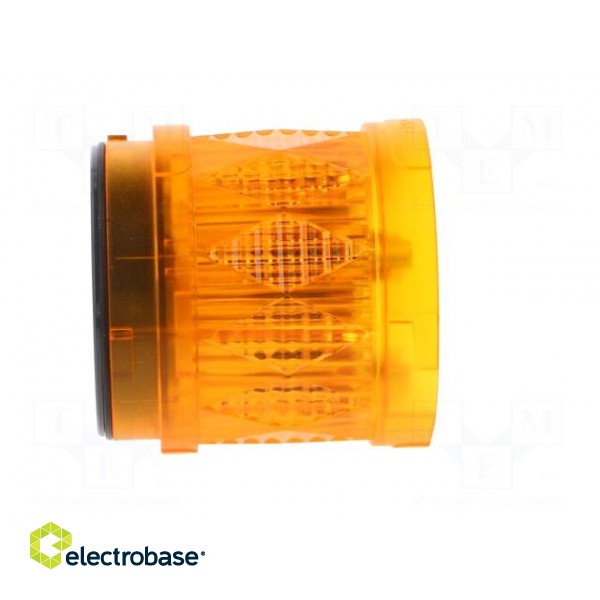 Signaller: lighting | LED | orange | 24VDC | 24VAC | IP65 | Ø60mm image 3