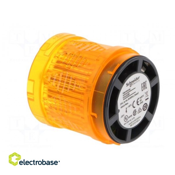 Signaller: lighting | LED | orange | Usup: 24VDC | Usup: 24VAC | IP65 paveikslėlis 8