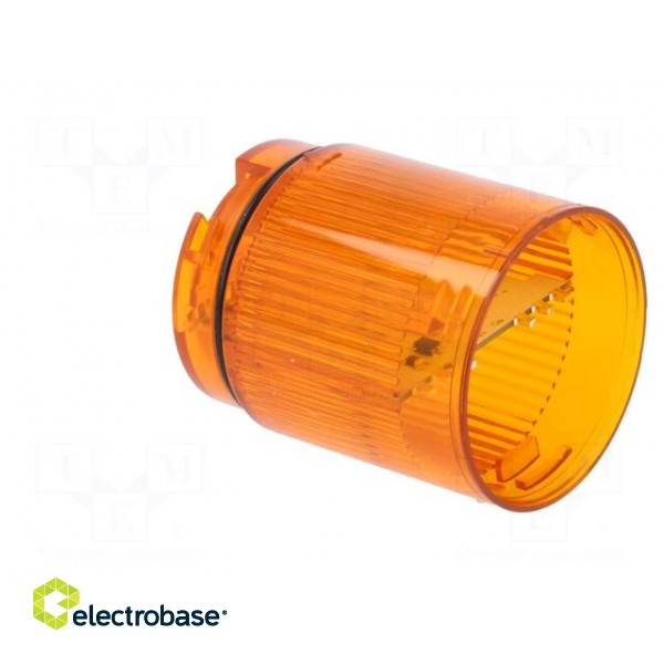 Signaller: lighting | LED | orange | Usup: 24VDC | IP65 | Ø50x69mm paveikslėlis 4