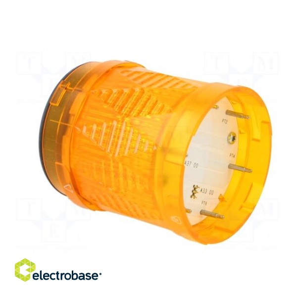 Signaller: lighting | LED | orange | 24VDC | 24VAC | IP65 | Ø60mm image 4