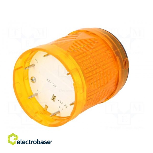 Signaller: lighting | LED | orange | Usup: 24VDC | Usup: 24VAC | IP65 image 6