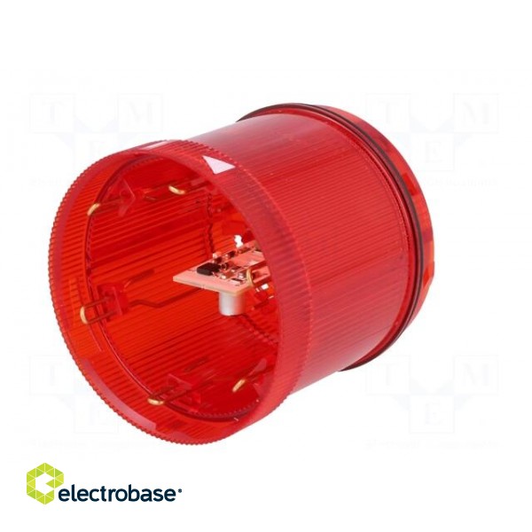 Signaller: lighting | LED | red | Usup: 230VAC | IP65 | Ø70x65mm paveikslėlis 6