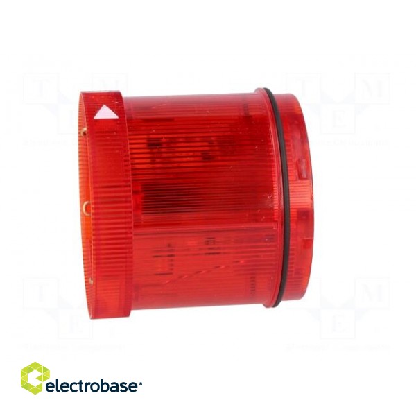 Signaller: lighting | LED | red | Usup: 230VAC | IP65 | Ø70x65mm image 7