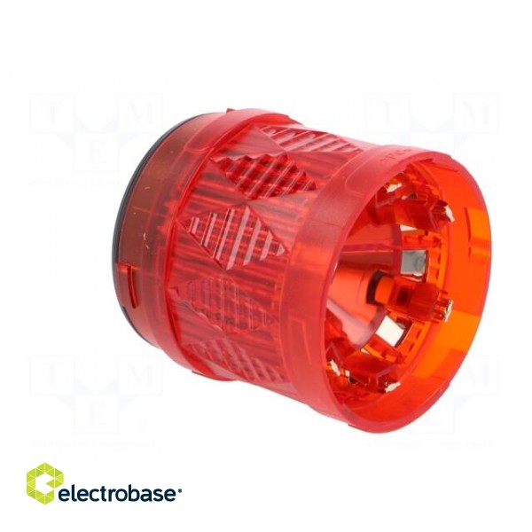 Signaller: lighting | LED | red | Usup: 24VDC | Usup: 24VAC | IP65 | Ø60mm фото 4