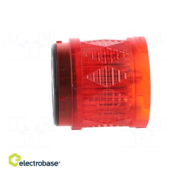 Signaller: lighting | LED | red | Usup: 24VDC | Usup: 24VAC | IP65 | Ø60mm фото 3